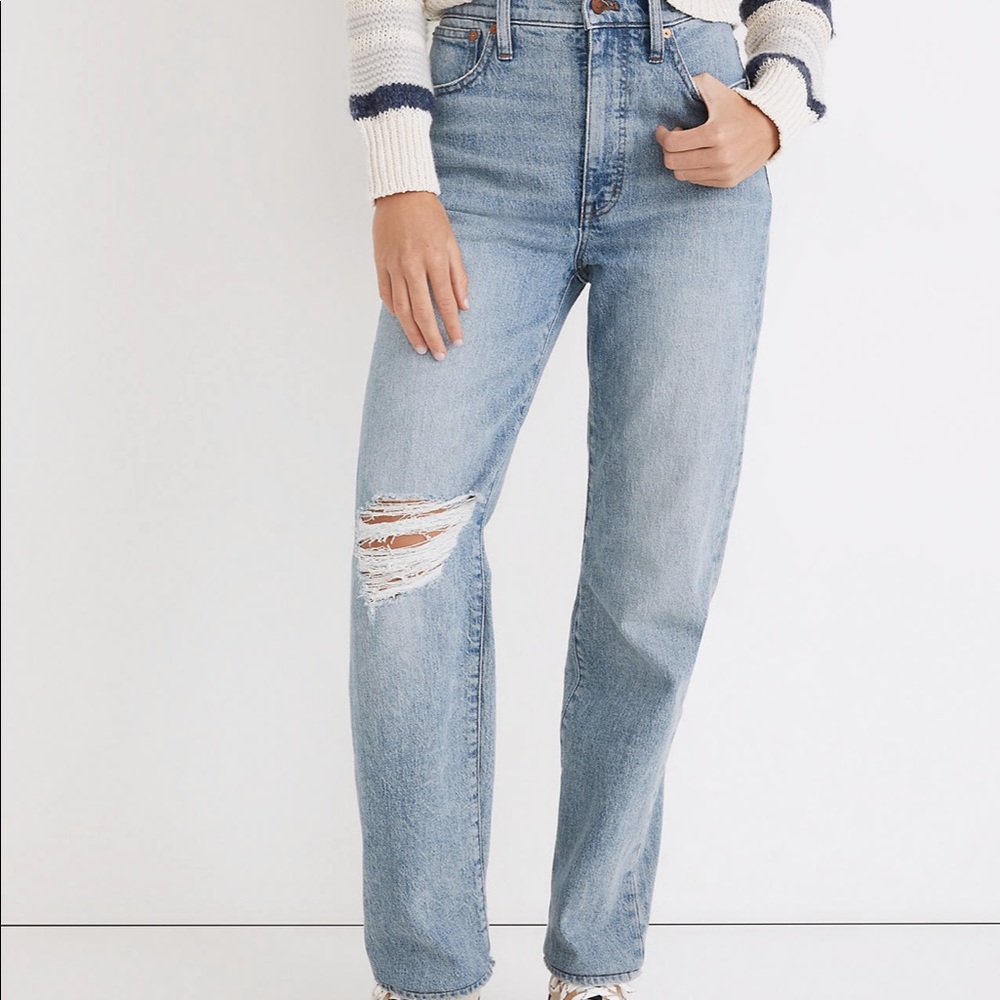 Perfect Vintage Straight Jean in Reinhart Wash NWOT